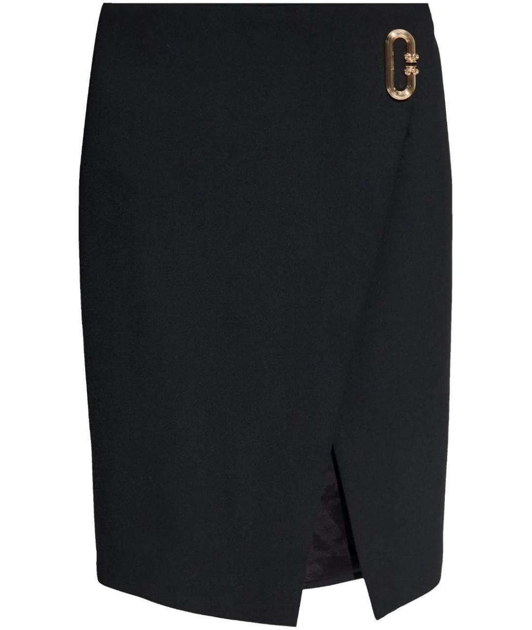 CASABLANCA Черная полиэстеровая юбка миди, фото 1