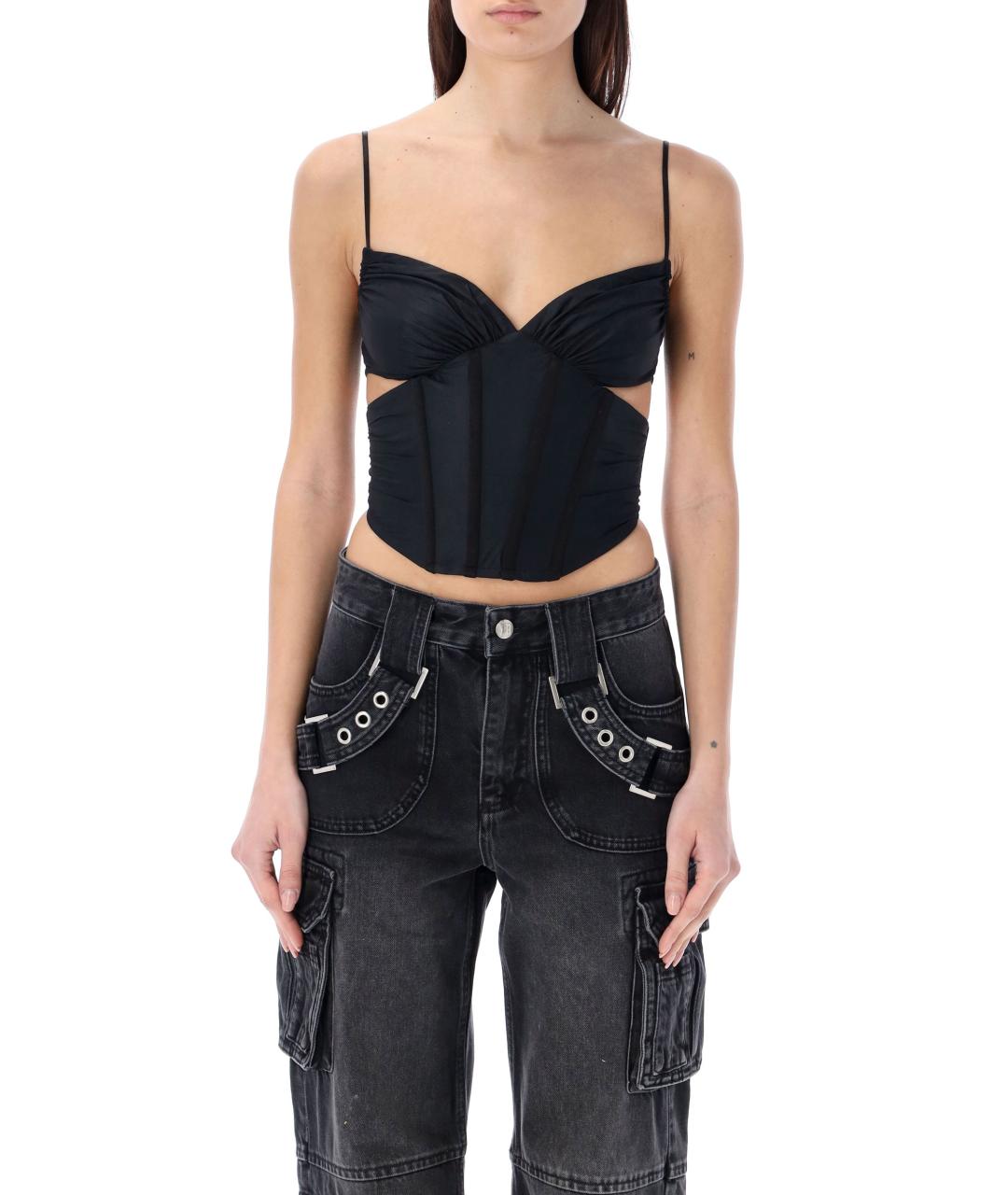 MISBHV Черная полиамидовая майка, фото 2