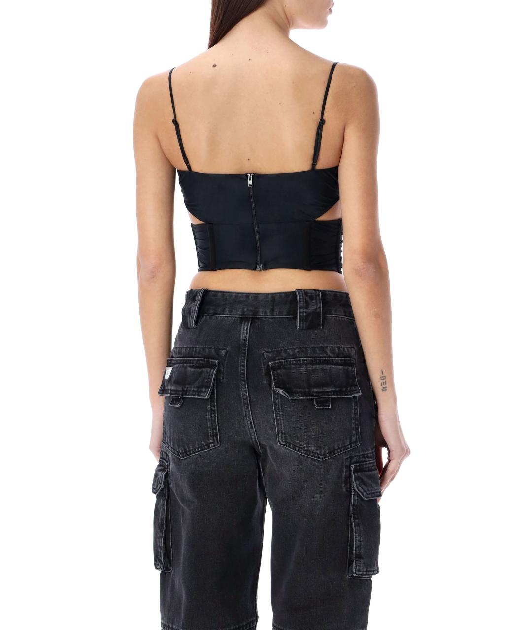 MISBHV Черная полиамидовая майка, фото 3