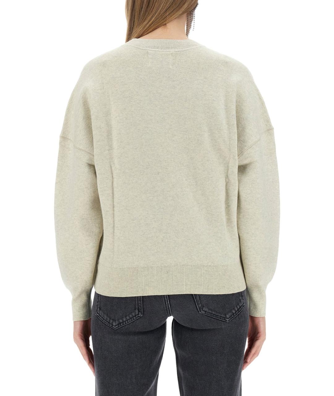 ISABEL MARANT Серый хлопковый джемпер / свитер, фото 4