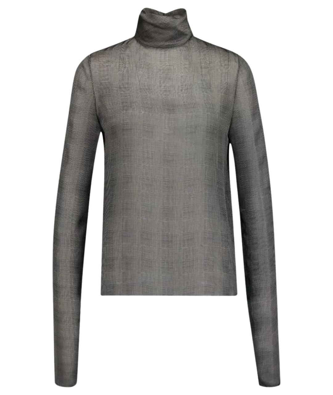 SAINT LAURENT Черная шелковая блузы, фото 1