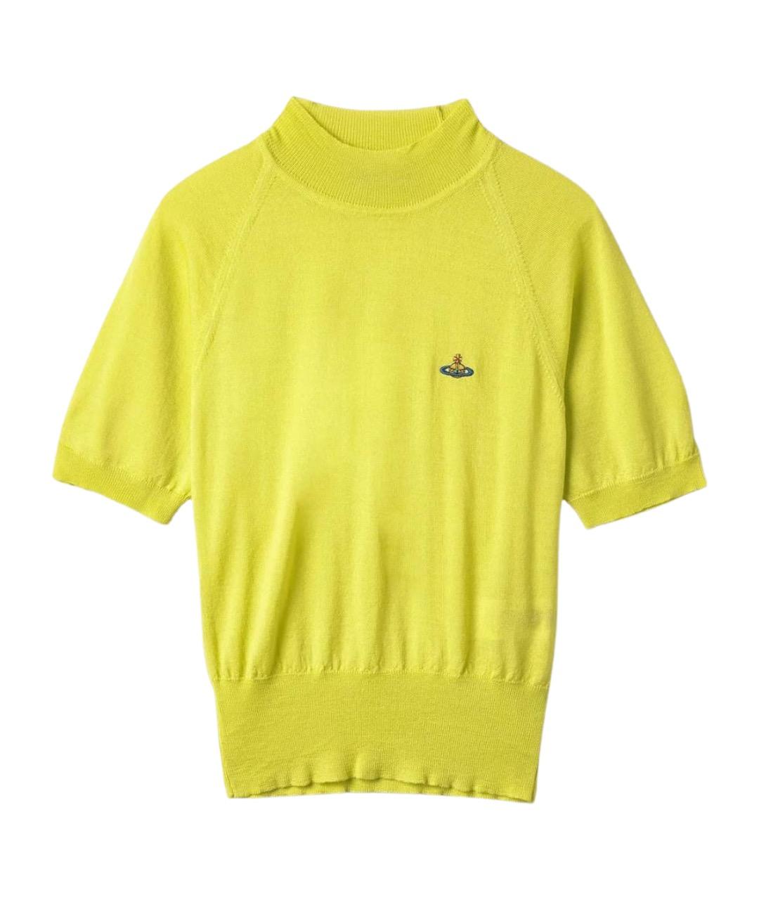 VIVIENNE WESTWOOD Желтый шерстяной джемпер / свитер, фото 1