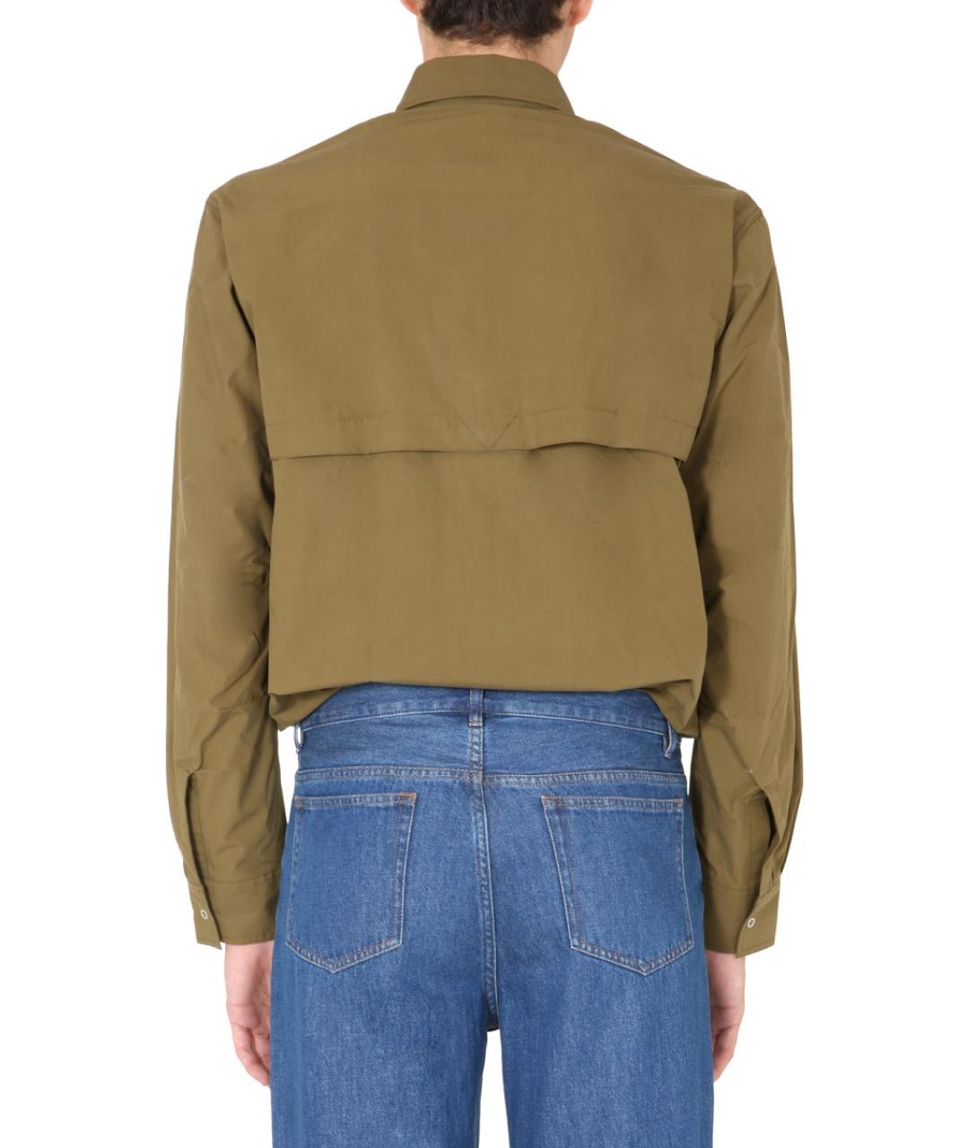 KENZO Коричневая хлопковая кэжуал рубашка, фото 3