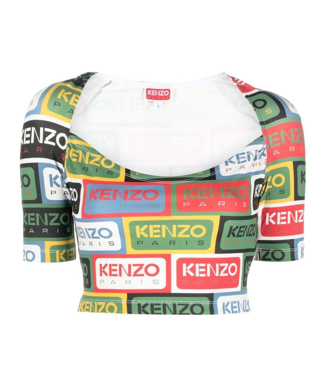 KENZO Мульти полиамидовая футболка, фото 1