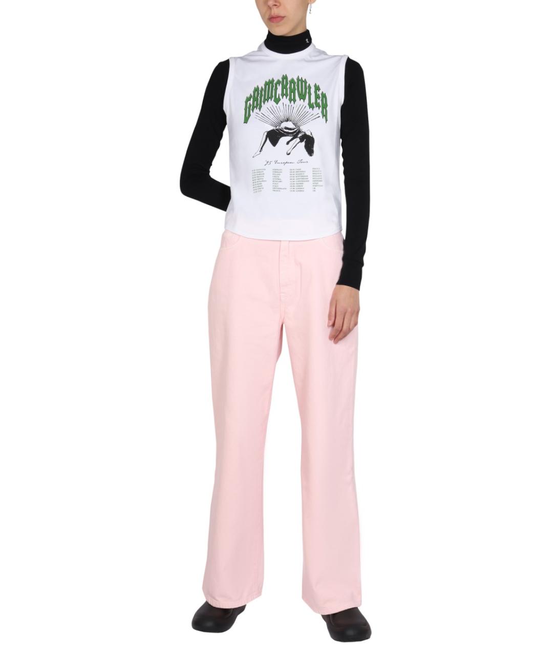 RAF SIMONS Белая хлопковая майка, фото 3