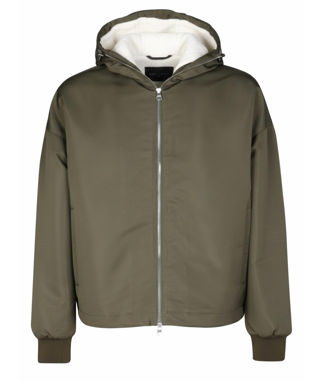 ALEXANDER MCQUEEN Хаки полиэстеровая куртка, фото 1