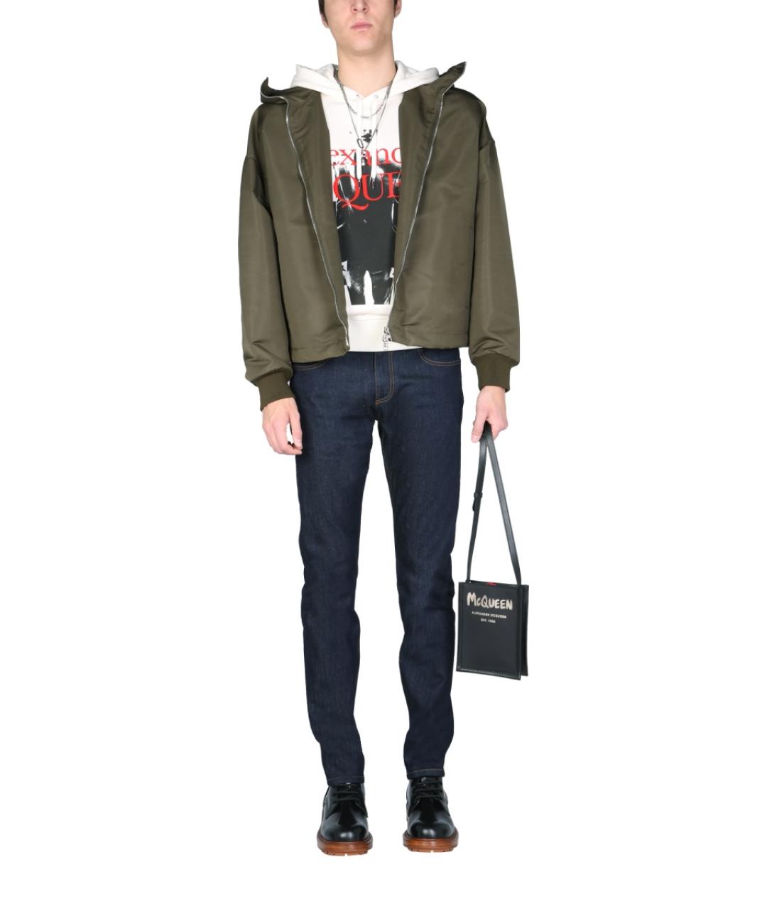 ALEXANDER MCQUEEN Хаки полиэстеровая куртка, фото 2