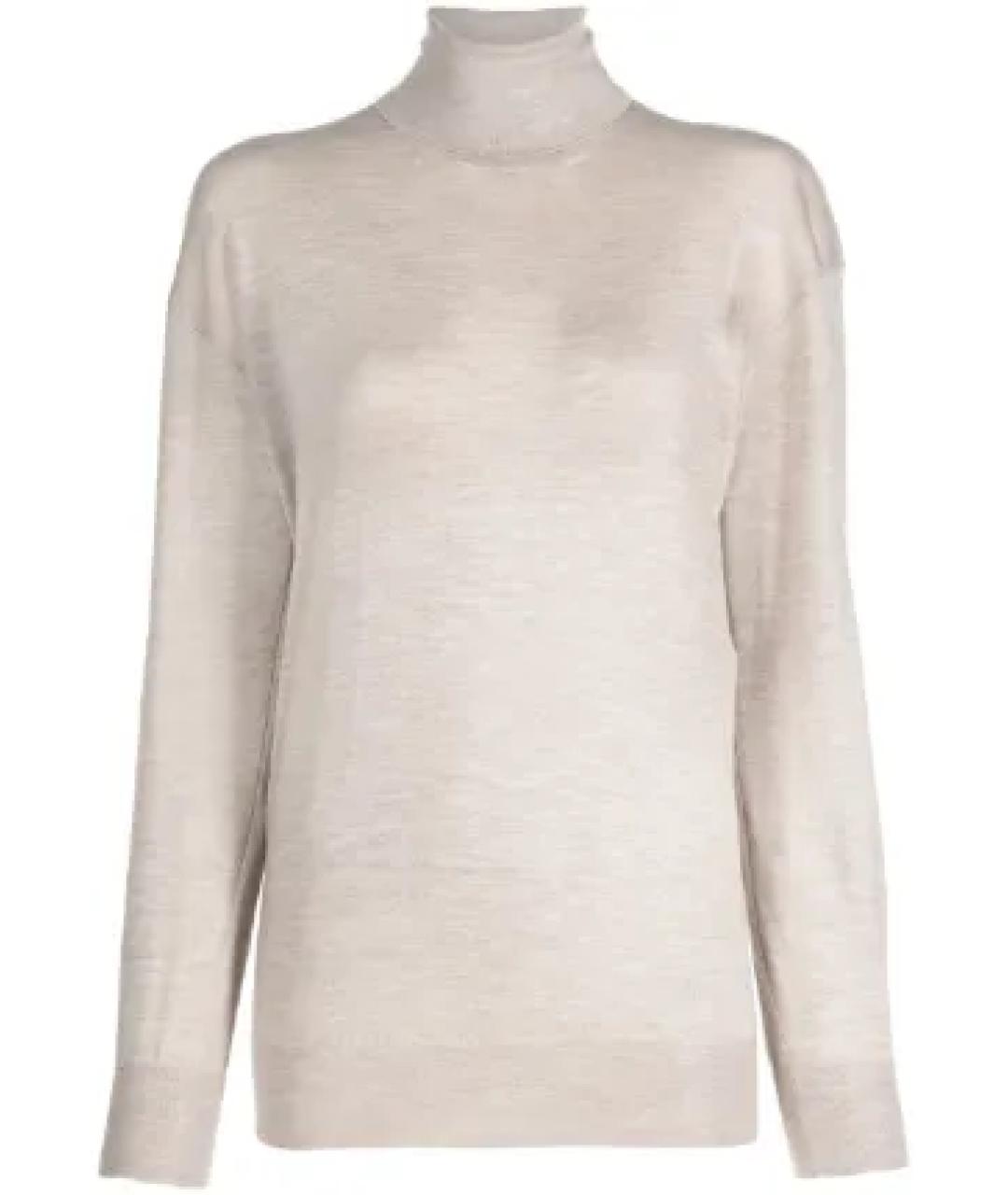 TOM FORD Бежевый кашемировый джемпер / свитер, фото 1