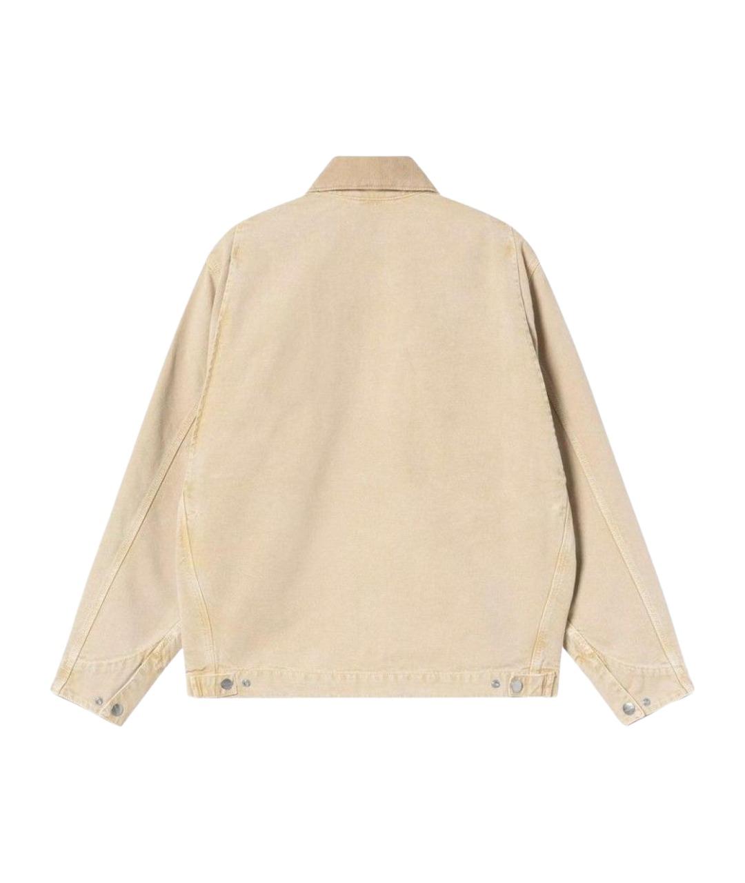 CARHARTT WIP Коричневая полиэстеровая куртка, фото 2