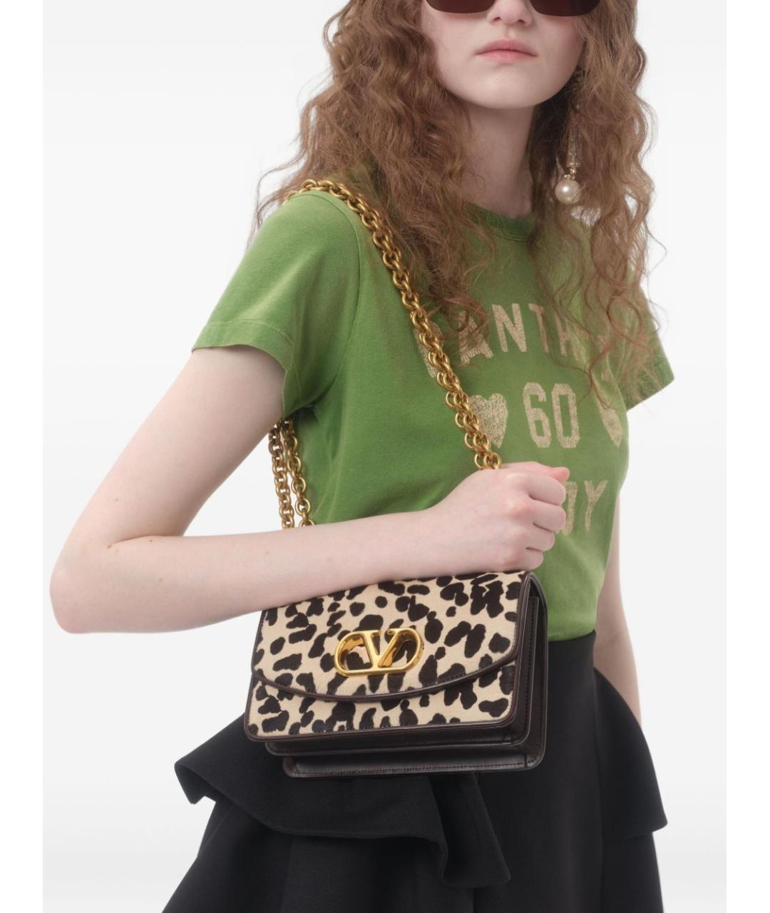 VALENTINO Мульти кожаная сумка через плечо, фото 3