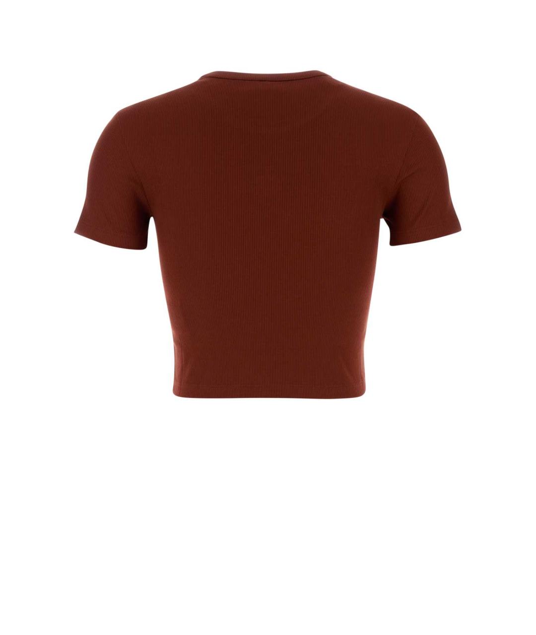 FENDI Красная хлопковая футболка, фото 2