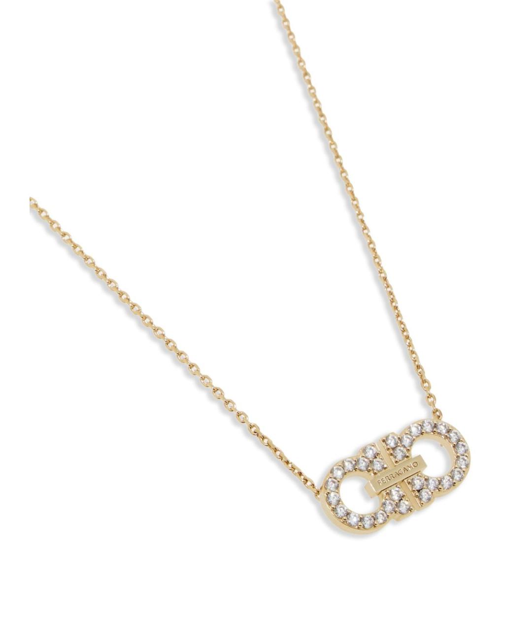 FERRAGAMO Золотая металлическая цепочка, фото 3
