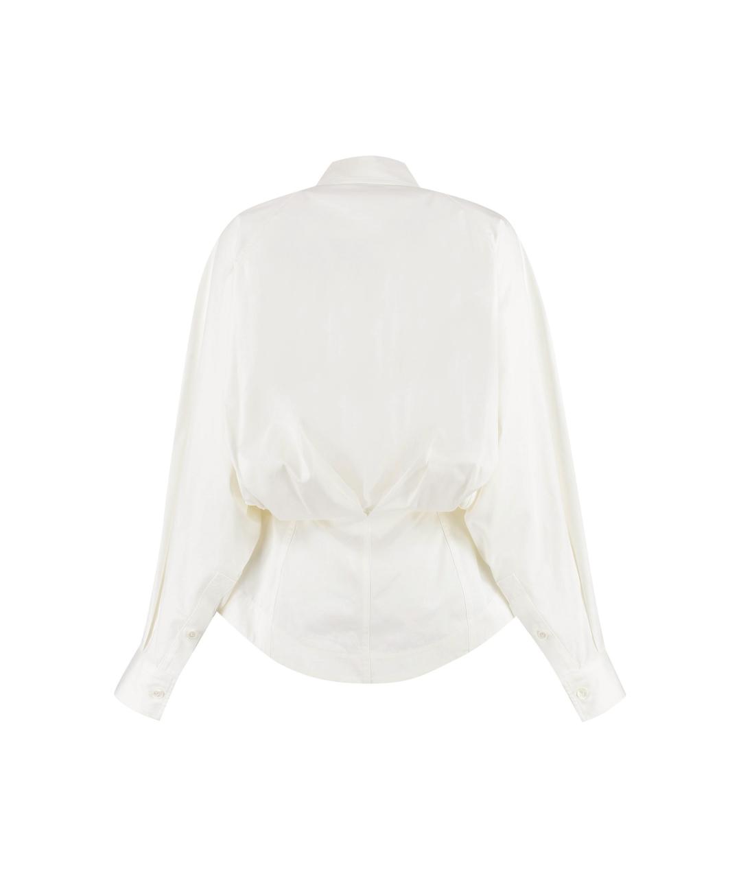 BOTTEGA VENETA Белая хлопковая рубашка, фото 2