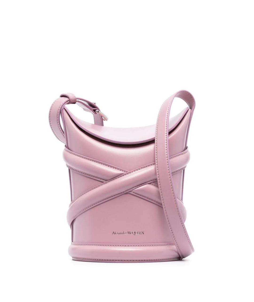 ALEXANDER MCQUEEN Розовая сумка с короткими ручками, фото 1
