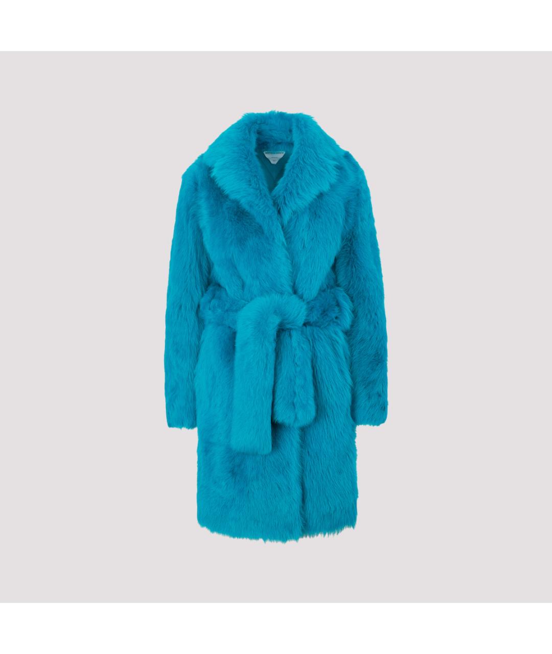 BOTTEGA VENETA Синяя шуба, фото 5