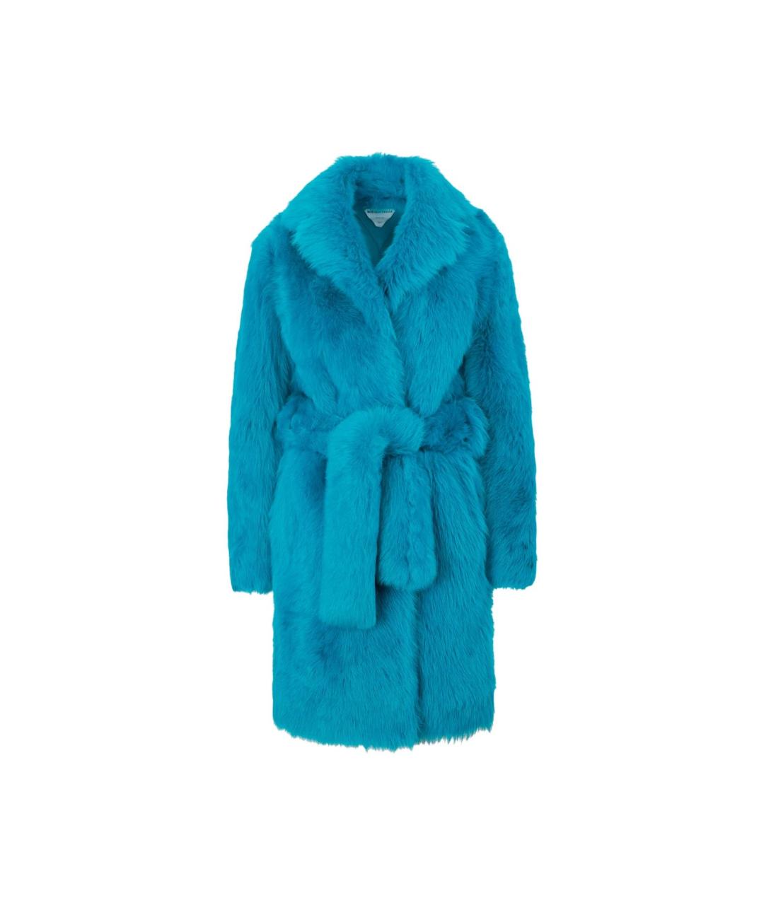 BOTTEGA VENETA Синяя шуба, фото 1