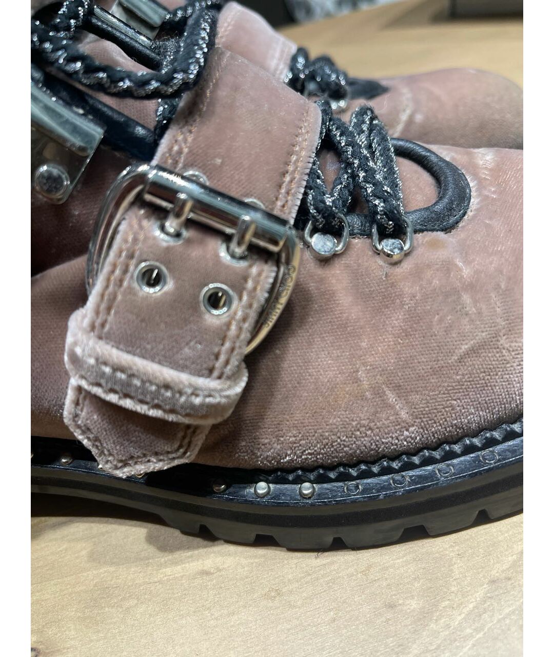 JIMMY CHOO Розовые замшевые ботинки, фото 6