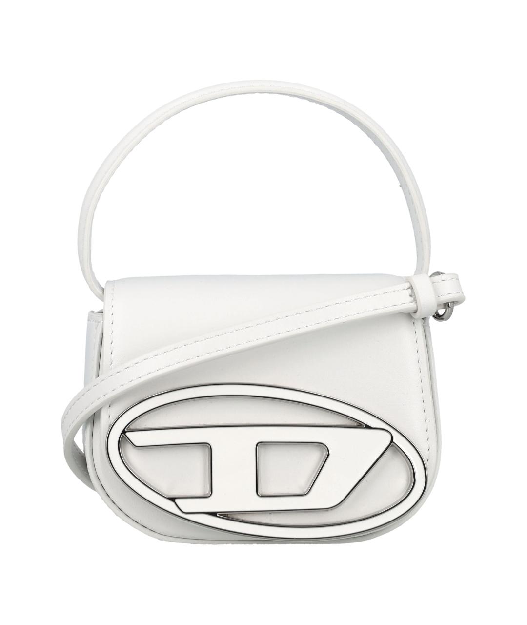 DIESEL Белая сумка через плечо из искусственной кожи, фото 1