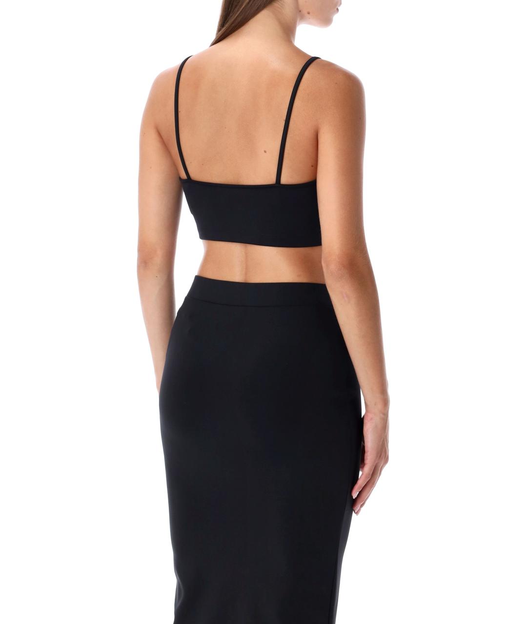 OFF-WHITE Черная полиамидовая майка, фото 3