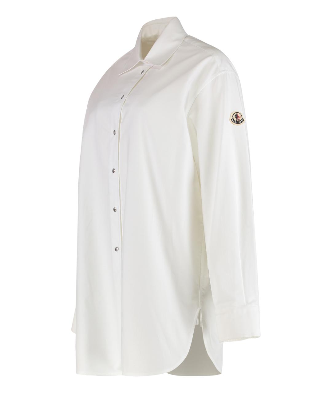 MONCLER Белая хлопковая рубашка, фото 3