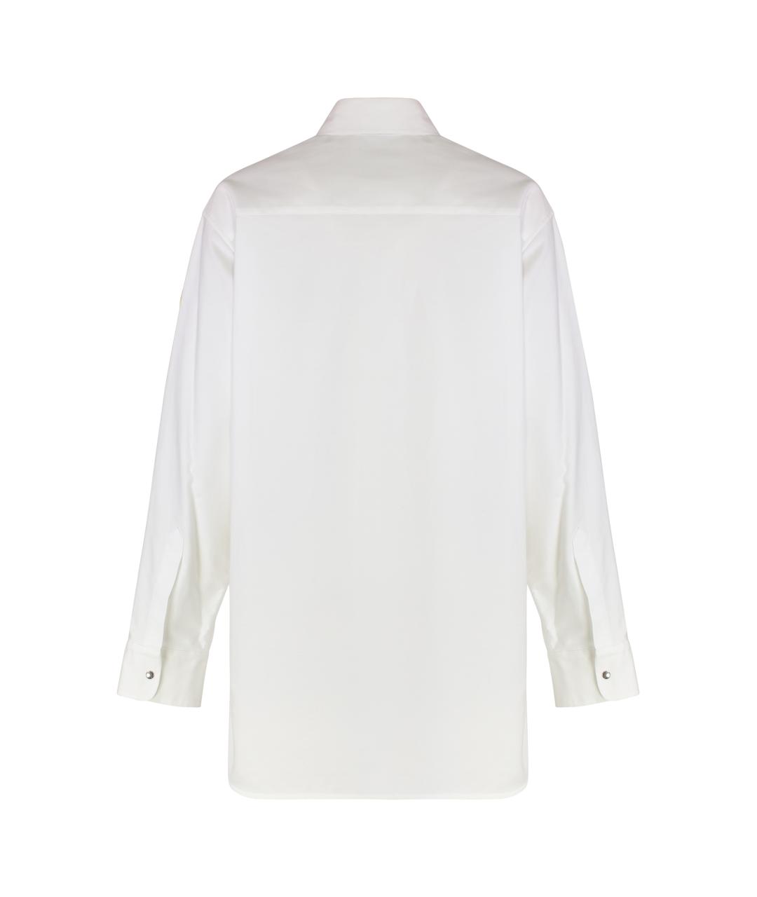 MONCLER Белая хлопковая рубашка, фото 2