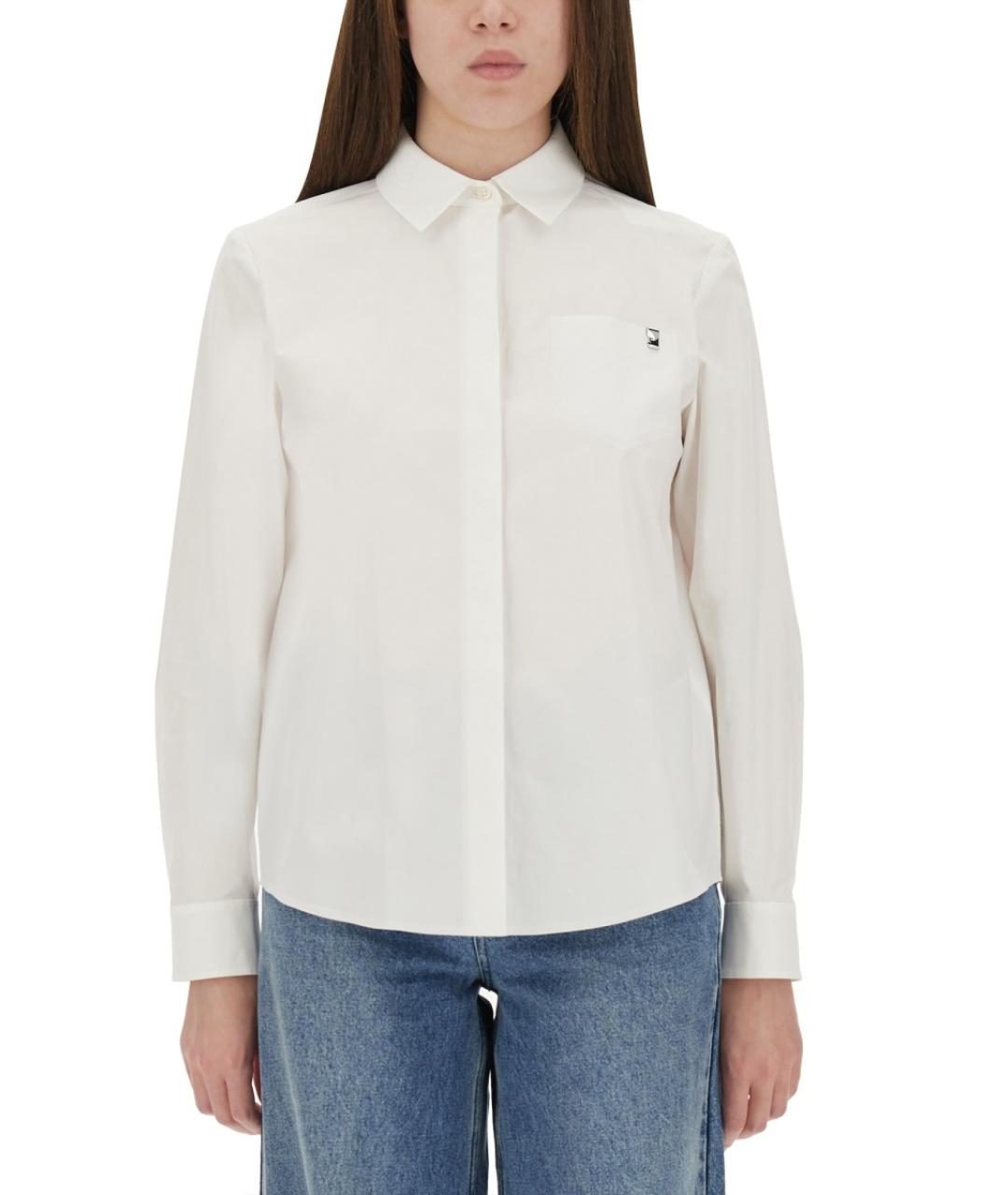 TORY BURCH Белая хлопковая рубашка, фото 5