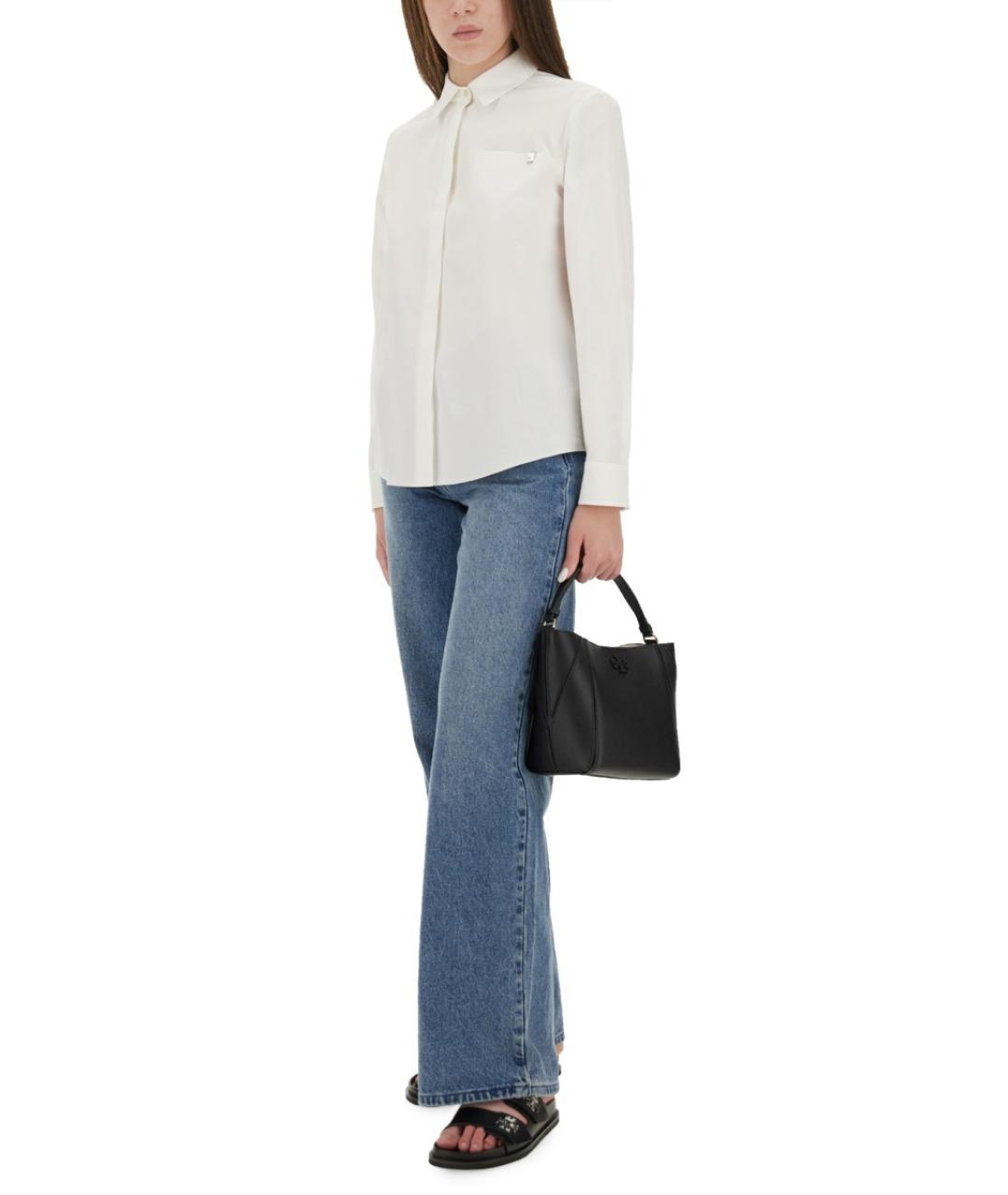 TORY BURCH Белая хлопковая рубашка, фото 4