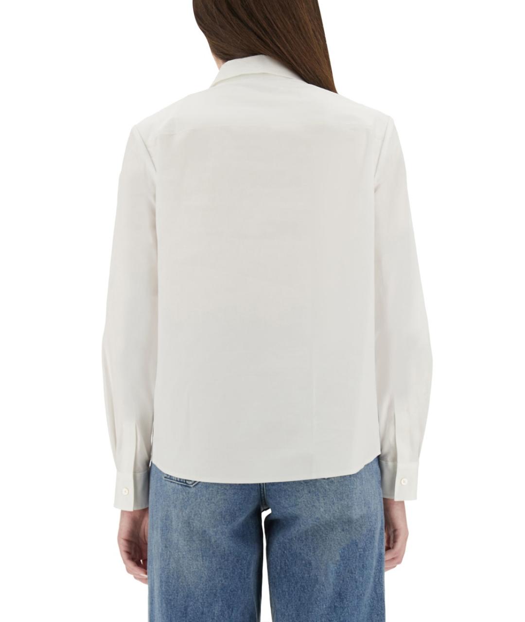 TORY BURCH Белая хлопковая рубашка, фото 2