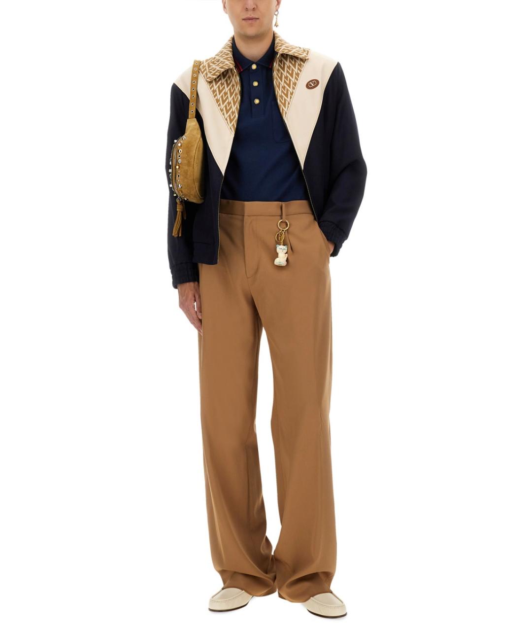 VALENTINO Синяя хлопковая футболка, фото 3