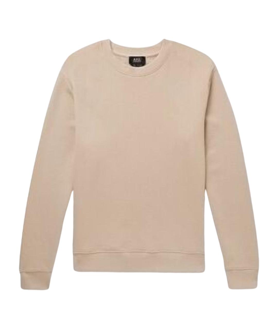 A.P.C. Бежевый хлопковый джемпер / свитер, фото 1