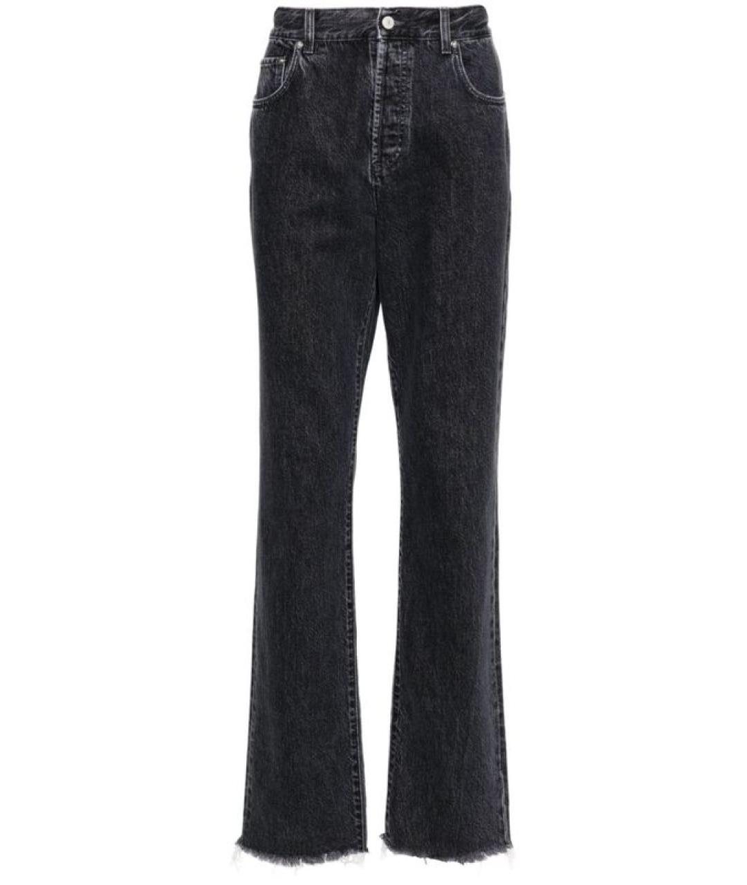 GUCCI Черные хлопковые повседневные брюки, фото 1