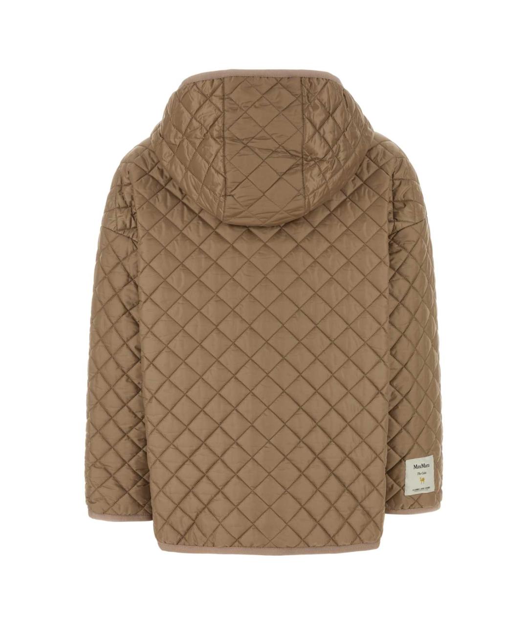 MAX MARA Бежевая полиэстеровая куртка, фото 2