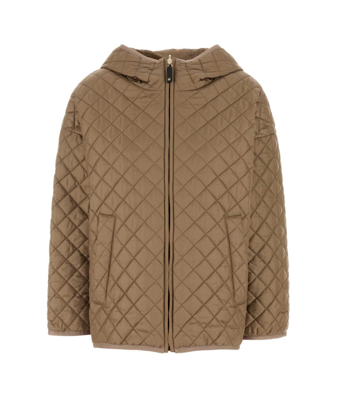 MAX MARA Бежевая полиэстеровая куртка, фото 1