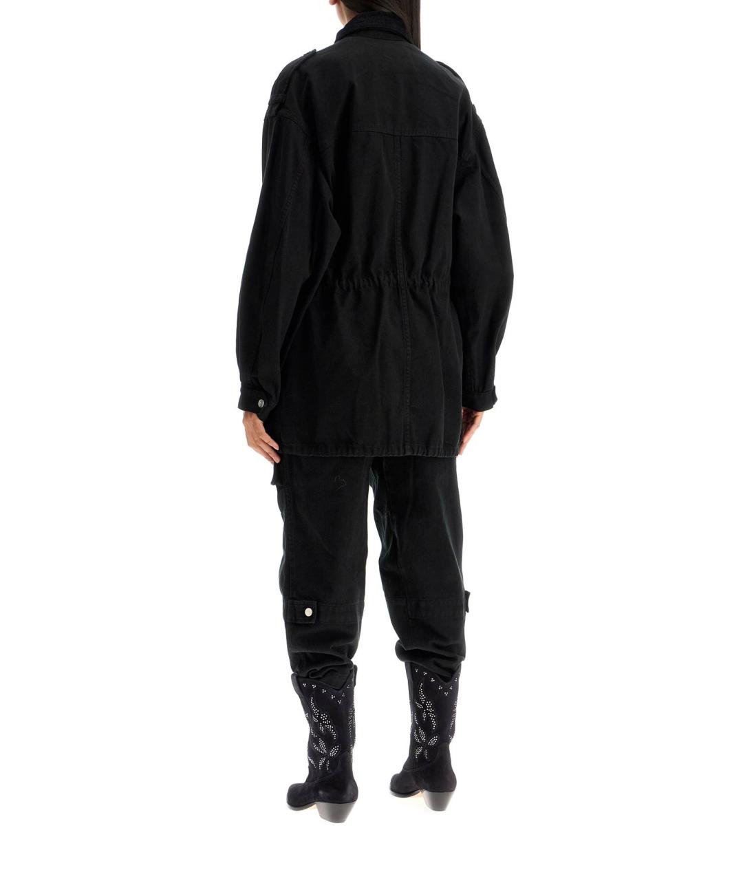 ISABEL MARANT Черная хлопковая куртка, фото 3