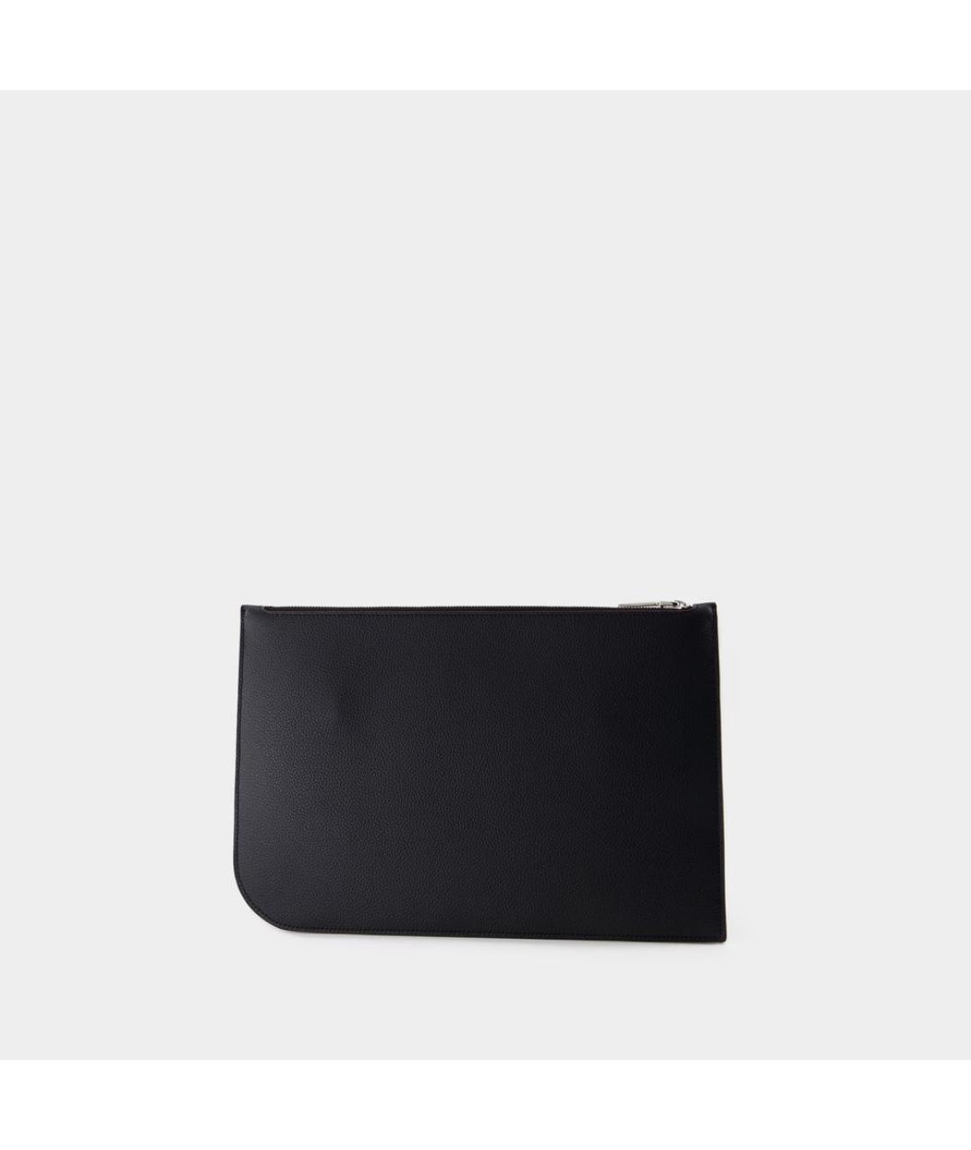 ALEXANDER MCQUEEN Черный кожаный кошелек, фото 3