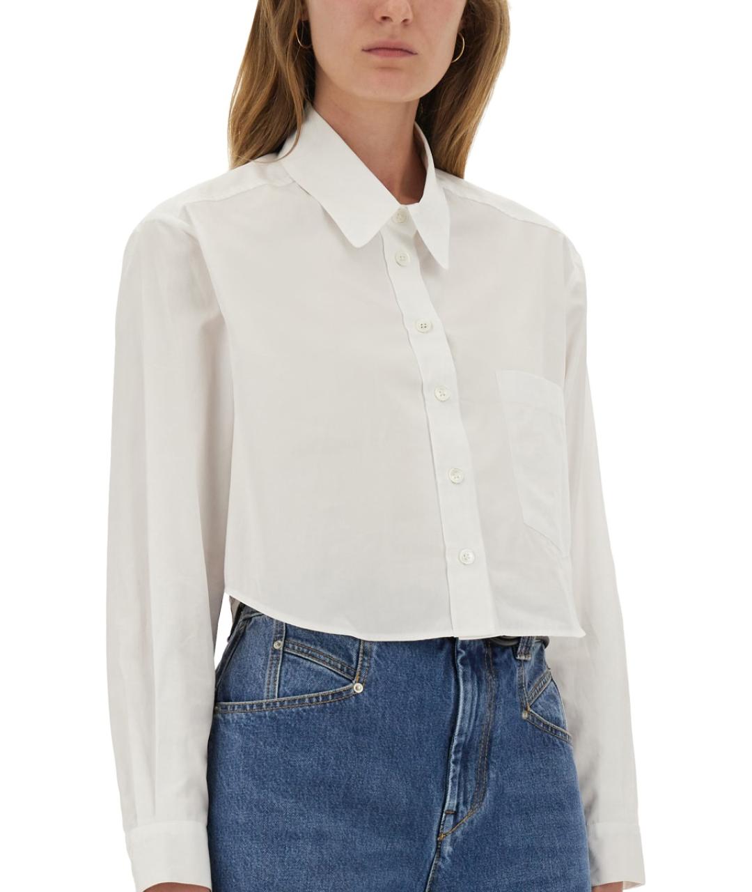 ISABEL MARANT Белая хлопковая рубашка, фото 4