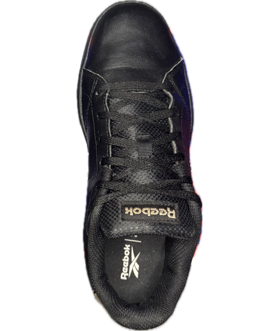 REEBOK Черные кеды из искусственной кожи, фото 3
