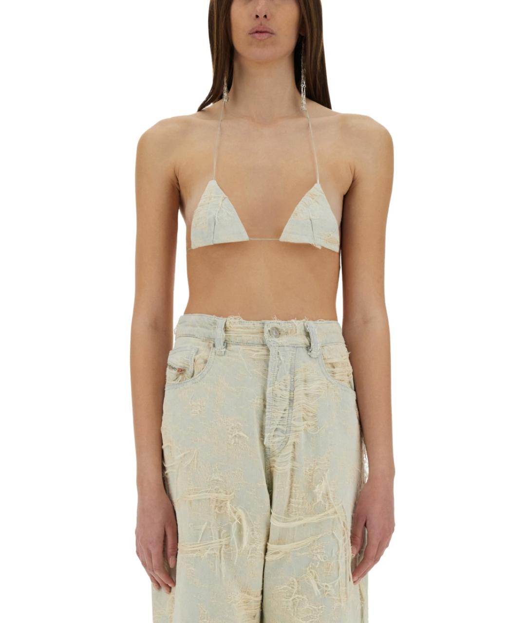 DIESEL Синяя хлопковая майка, фото 2