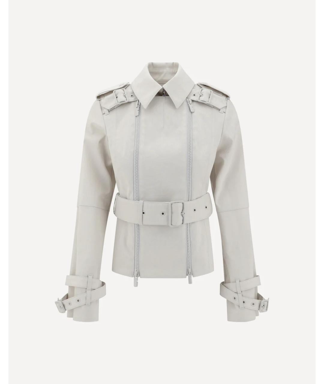 BURBERRY Белая хлопковая куртка, фото 9