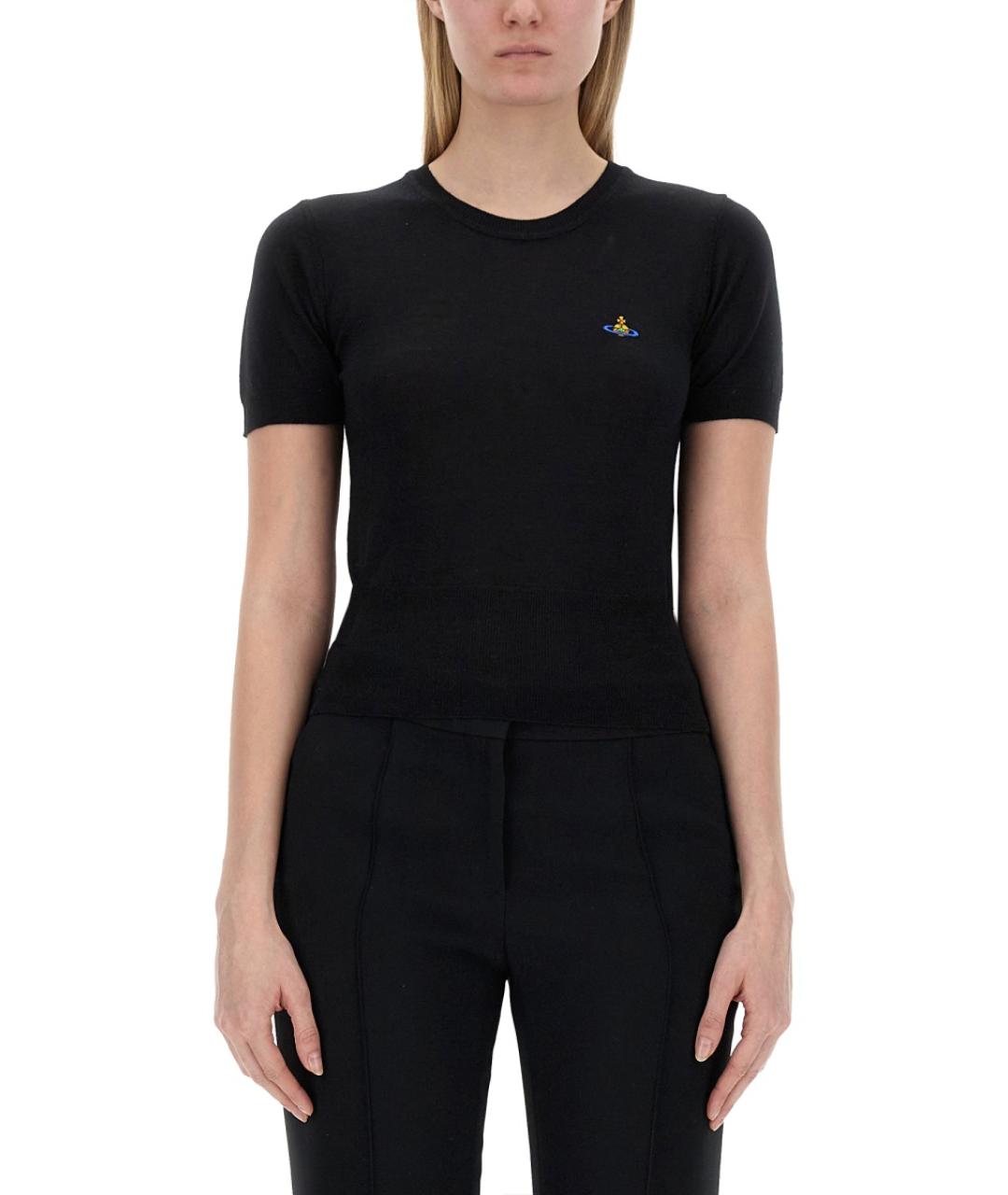 VIVIENNE WESTWOOD Черный шерстяной джемпер / свитер, фото 2