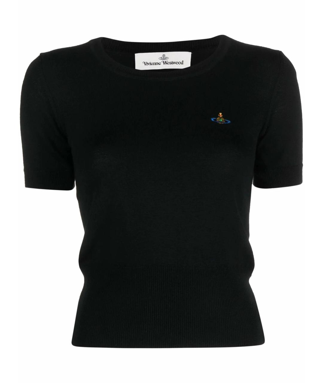 VIVIENNE WESTWOOD Черный шерстяной джемпер / свитер, фото 1