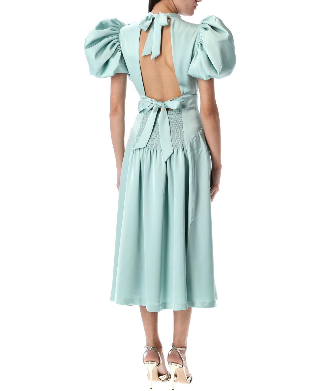 ROTATE Бирюзовое коктейльное платье, фото 3