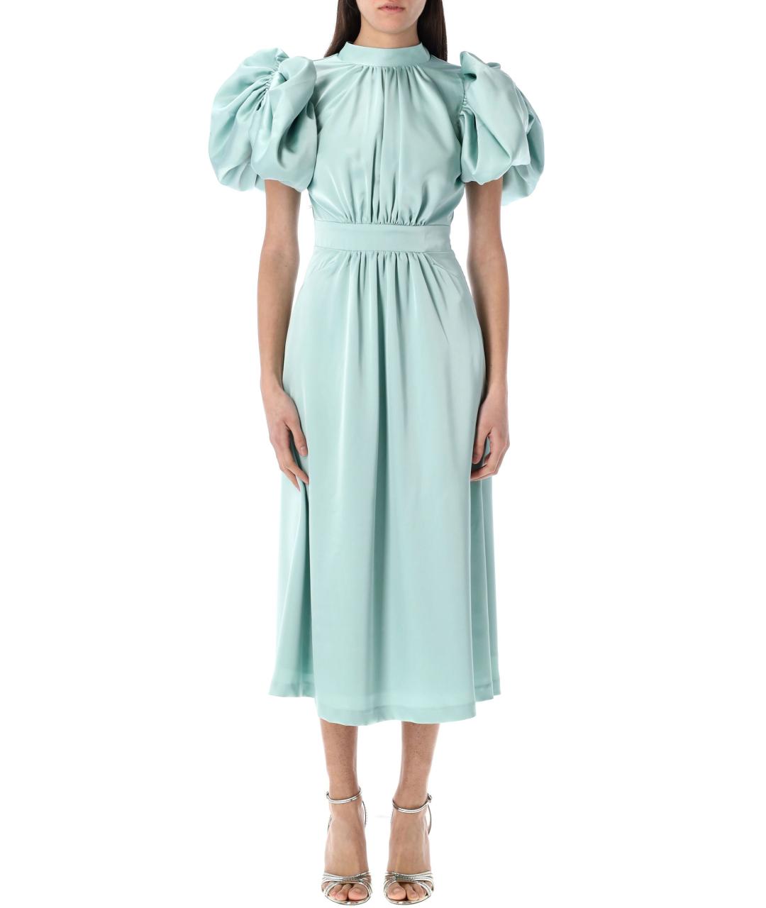 ROTATE Бирюзовое коктейльное платье, фото 2