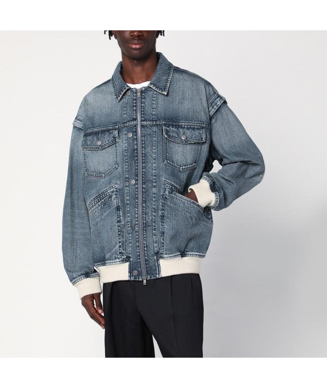 GOLDEN GOOSE DELUXE BRAND Синяя деним куртка, фото 2