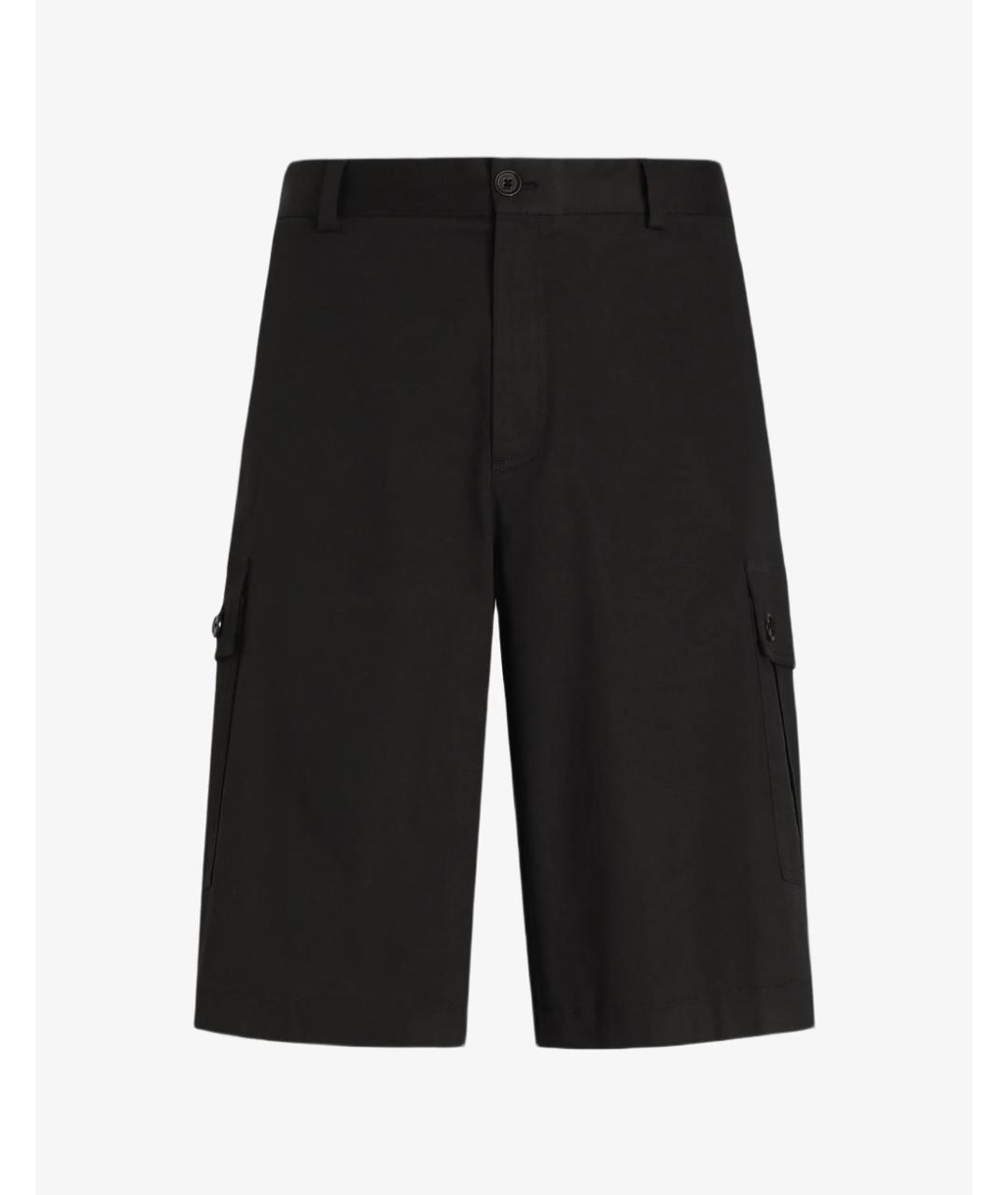 DOLCE&GABBANA Черные хлопковые шорты, фото 6