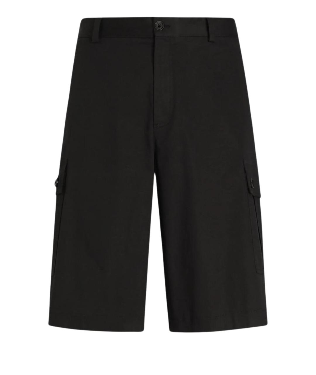 DOLCE&GABBANA Черные хлопковые шорты, фото 1