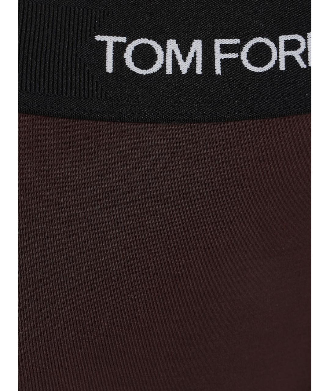TOM FORD Коричневые трусы, фото 3