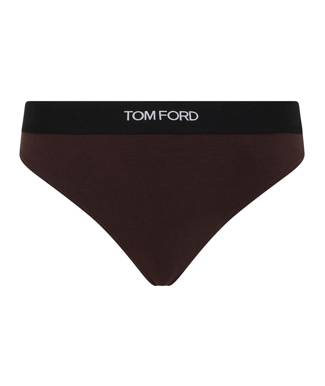 TOM FORD Коричневые трусы, фото 1