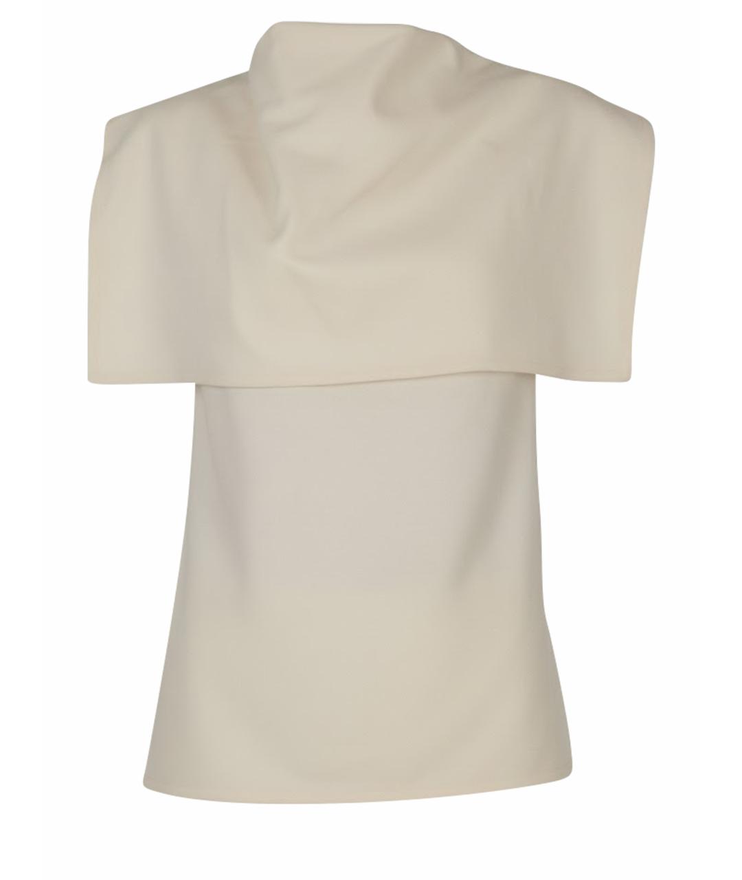 JIL SANDER Белая шерстяная футболка, фото 1