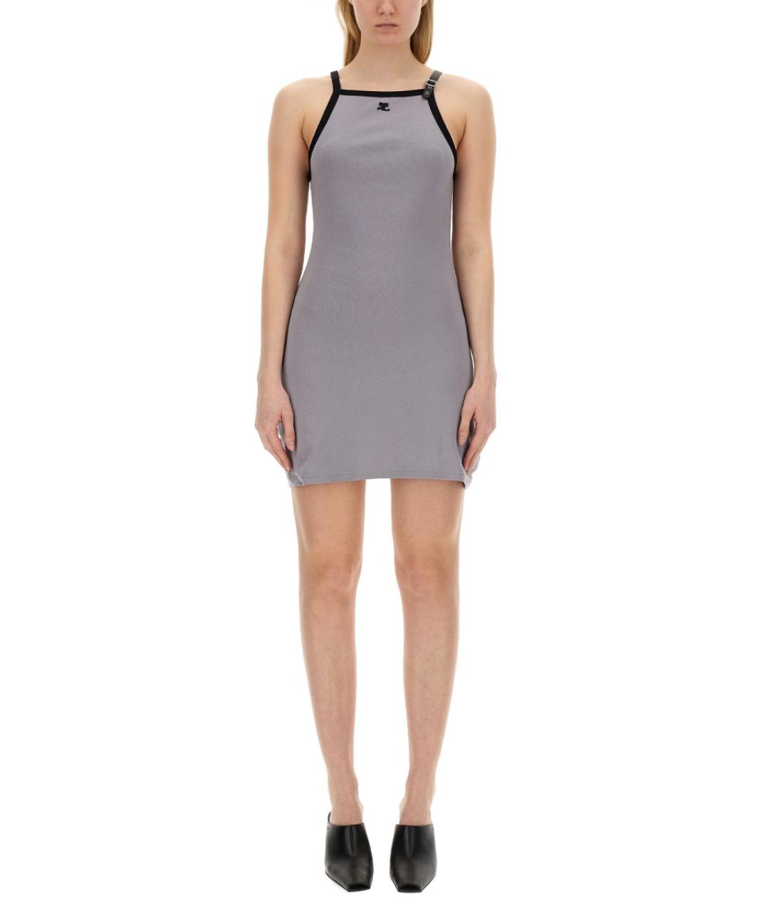 COURREGES Серое повседневное платье, фото 2